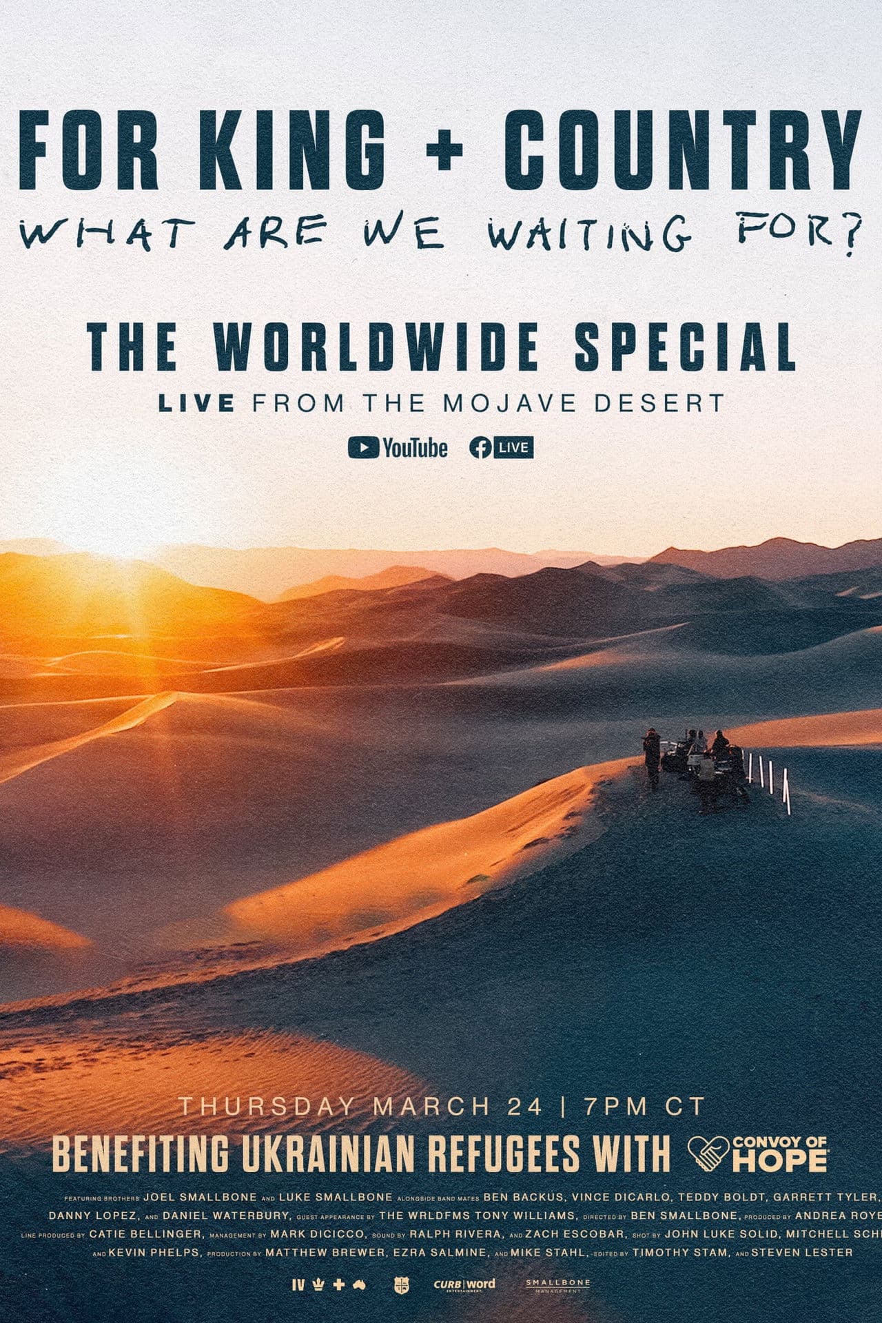 Poster do filme For King & Country - What Are We Waiting For? - The Worldwide Special