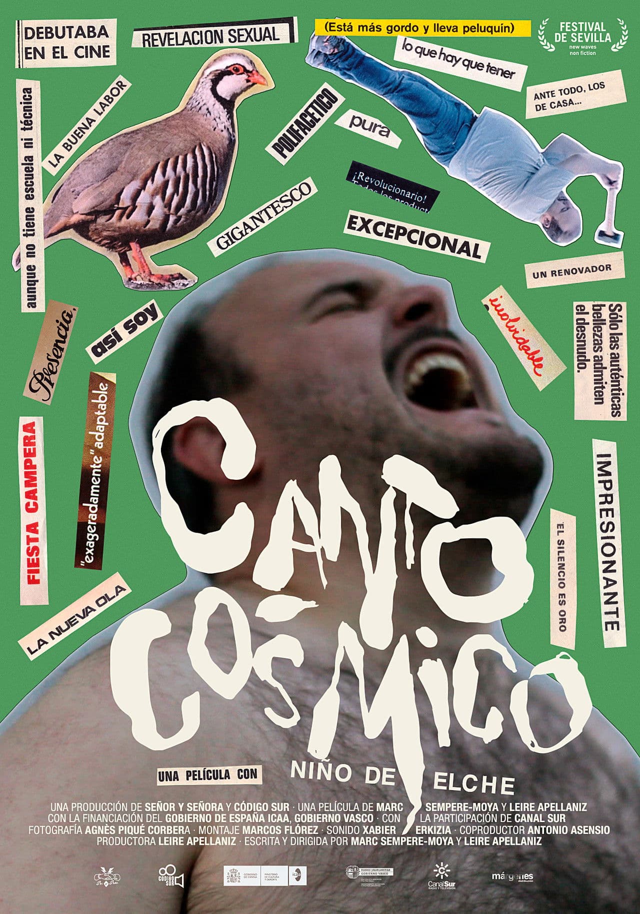 Poster do filme Canto Cósmico. Niño de Elche