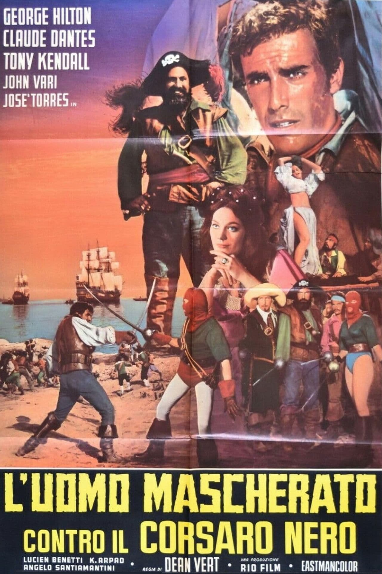 Poster do filme L'uomo mascherato contro il corsaro nero
