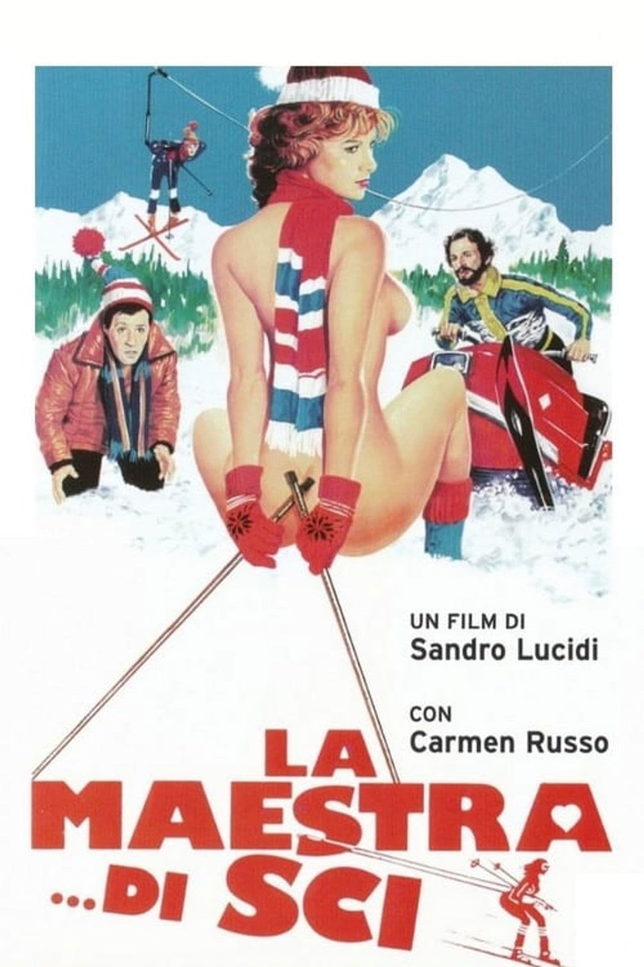Poster do filme La maestra... di sci
