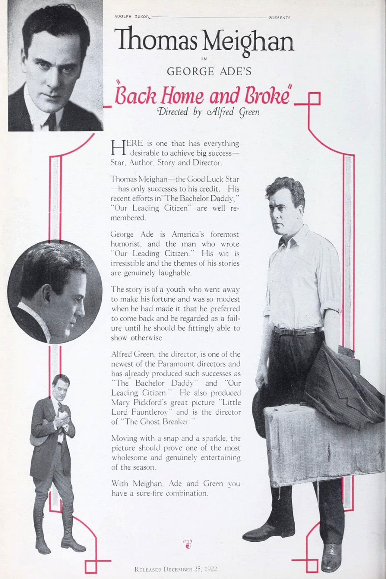 Poster do filme Back Home and Broke