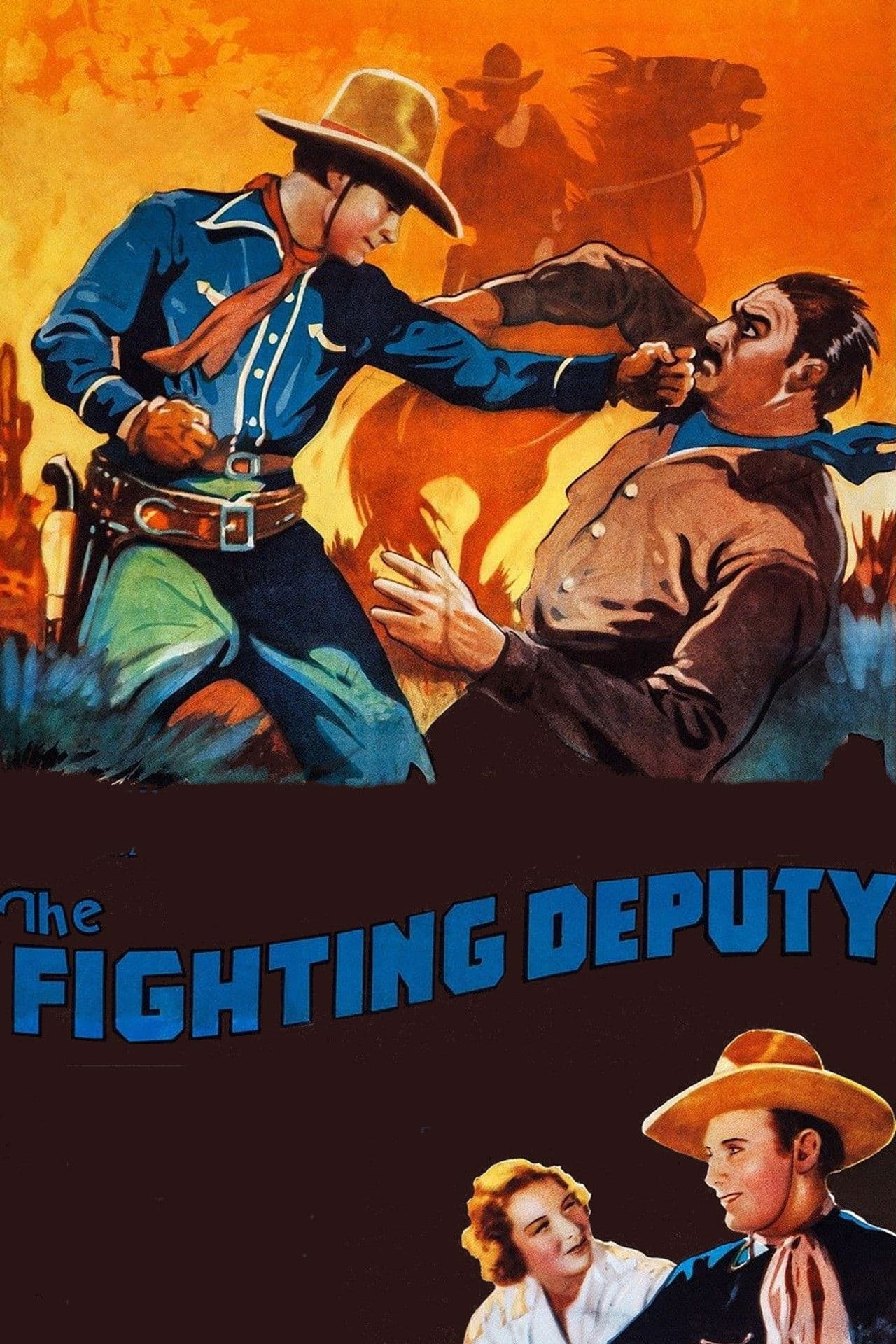 Poster do filme The Fighting Deputy