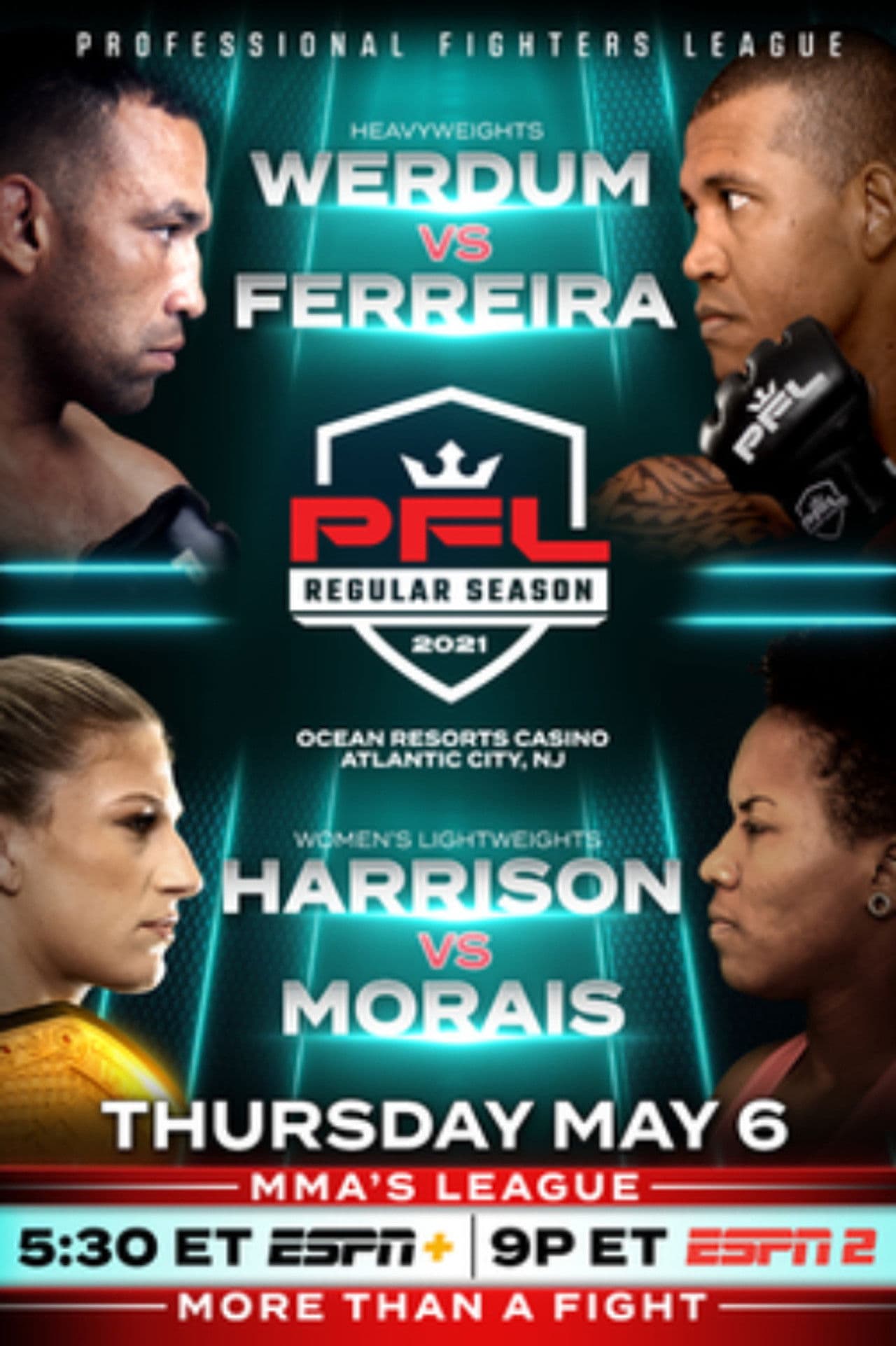 Poster do filme PFL 2021 #3: Regular Season - Werdum vs. Ferreira