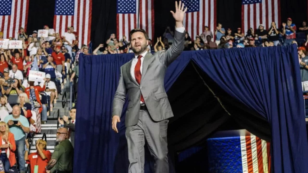 Imagem de fundo do filme J.D. Vance : la revanche d'une Amérique