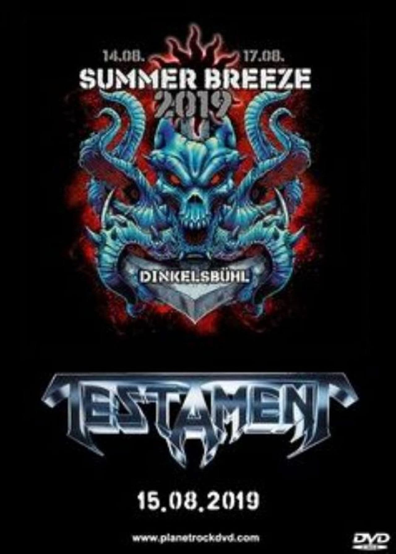 Poster do filme Testament - Live Rockpalast - Summer Breeze Festival -  August 15, 2019
